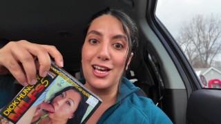 BIG TIT ARAB SLUT BUYS SMUT!  Porno Haul