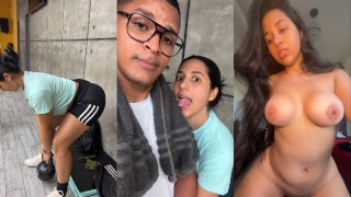 From the gym to the clutches of alexapuntocom🥵 intense 😳morning WATATA🙈👀